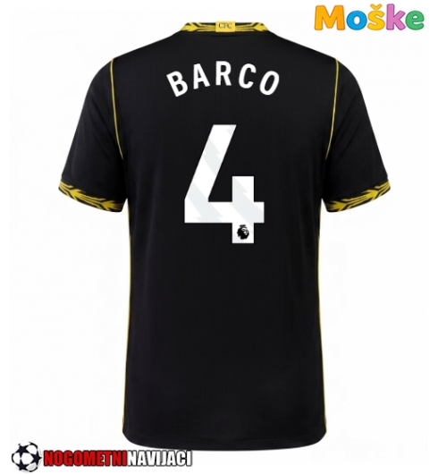 Moške Nogometnih dresov Chelsea Valentin Barco #4 Gostujoči 2026-27 Kratki rokavi Moške Nogometnih dresov Chelsea Valentin Barco #4 Gostujoči 2026-27 Kratki rokavi